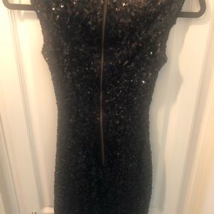 Black / Gold Sequence Dress